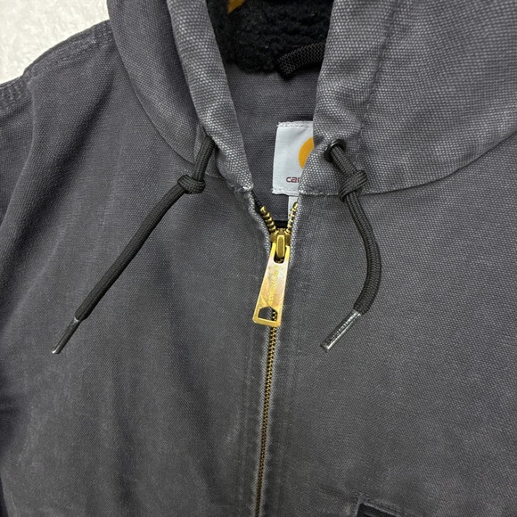 Carhartt Sierra Jacket Sherpa Lined Mens Medium J141 029 Shadow Gray - Picture 11 of 15